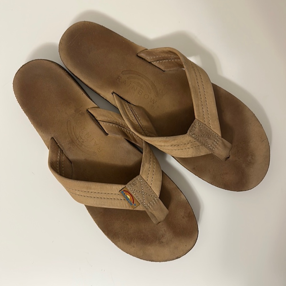 Rainbow Wide Strap (Women) Large in Sierra Brown